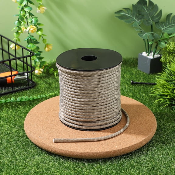 KAKOWELY 1Set Clothesline Rope Parachute Cord Beige 9.5X9.5X9.5Inch For Beginners