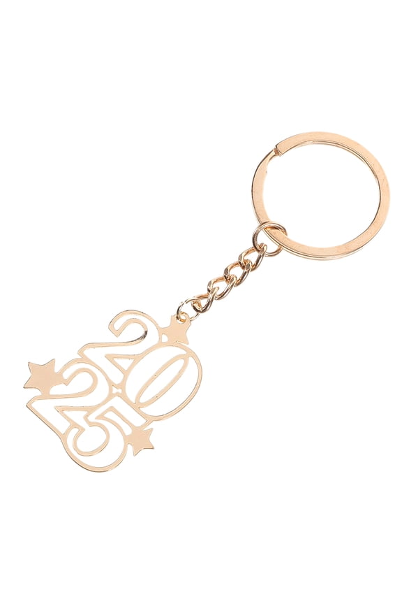 1Set Compact Metal Keychain Number Design For Individuals And Friends Versatile Use Hanging Accessory