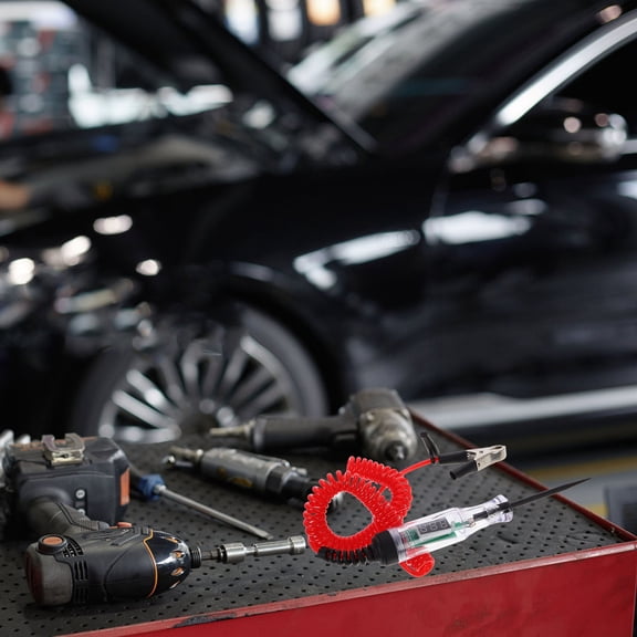 KAKOWELY 1Set Digital Circuit Tester Light for Automotive Repair with Digital Display and Plastic Material