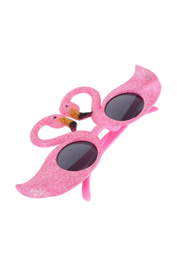 1Set Hawaiian Themed Eyeglasses Flamingo Shaped Sunglasses For Birthday Parties And More