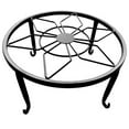 thumbnail image 1 of KAKOWELY Flower Pot Holder Rack Iron Flower Pot Holder Black 1Pack 10.02x10.02in, 1 of 8