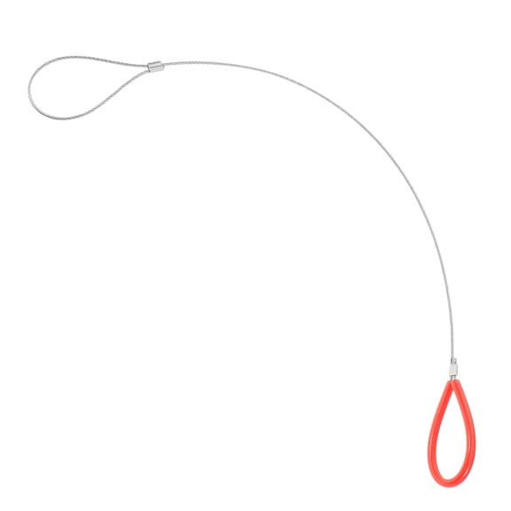 KAKOWELY 1Set Steel Wire Rope Lifting Machine Safety Rope with Cable Loop and Double for Automotive Lifts