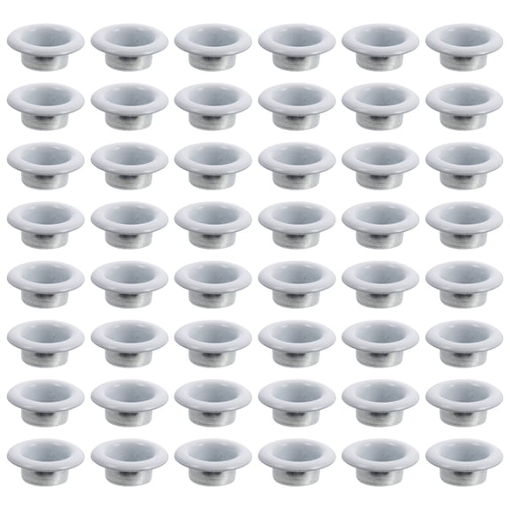 KAKOWELY 200Pcs Shoes Craft Fasteners White Metal Eyelets Button Kit Simple and Convenient