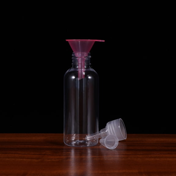 KAKOWELY 20Pcs Clear Dispensing Bottles Squeeze Bottle with Nozzle for General Users