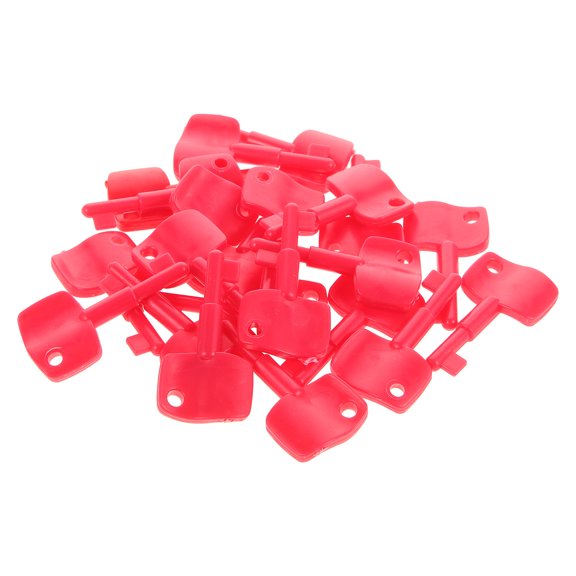 KAKOWELY Sturdy Red Plastic Reset Keys for Home Security Practical Convenient