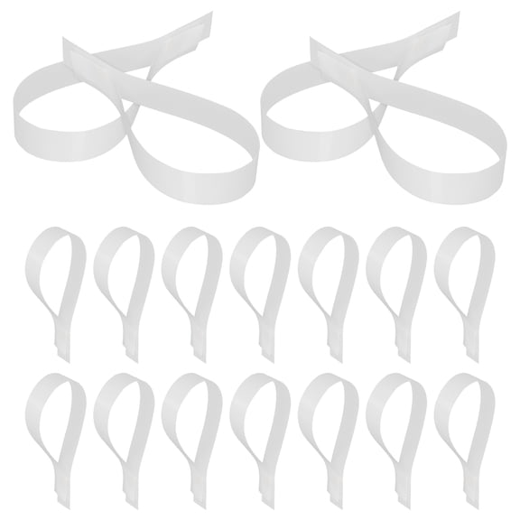 KAKOWELY White Pet Snare Drum Wire Mounting Straps for Drum Accessories