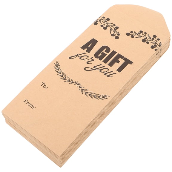KAKOWELY 25Pcs Blank Writable Kraft Paper Envelopes for New Year Money, Invitations, and Thank You Cards