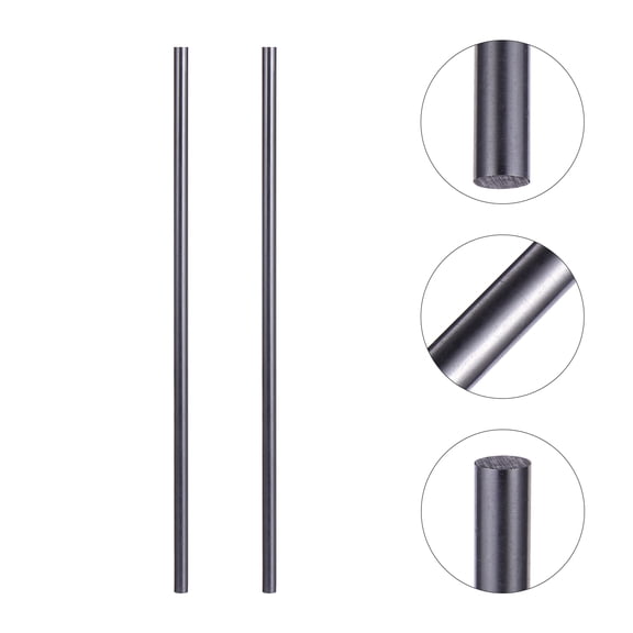 KAKOWELY 2Pcs Crucible Stirring Stick for Refining Melting Casting with Durable Graphite