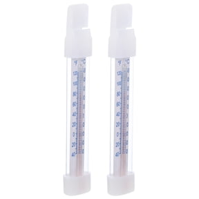KAKOWELY 2-Pack Freezer and Refrigerator Thermometers with Clear Digital Display for Accurate Kitchen Temperature Monitoring