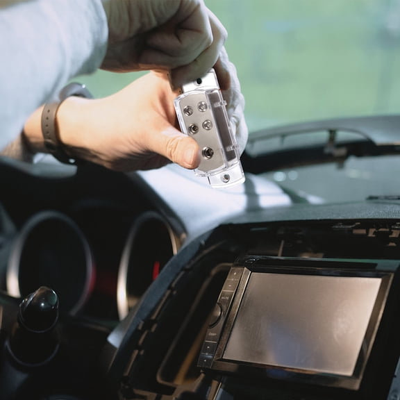 KAKOWELY 2-Pack Zinc Alloy Ground Distribution Block for Car Audio, and Connector