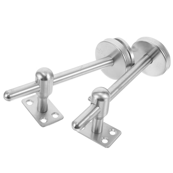 KAKOWELY 2Pcs Handrail Hardware Adjustable Stair Handrail Bracket for Home Handrail Accessories 6.29X2.36X1.97In