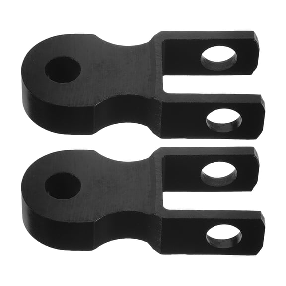 KAKOWELY 2Pcs Motorcycle Riser Black Aluminium Alloy for Off-road Riding 7.00X3.00X1.80CM