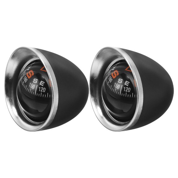 KAKOWELY 2Pcs Multifunctional Dash Mount Compass for Cars Rvs Yachts and Fishing Boats