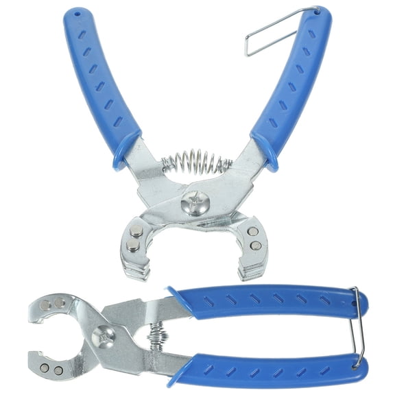 KAKOWELY 2Pcs Poultry Cage Fasten Plier Wire Cage Buckle Tool for Chicken and Farming Durable