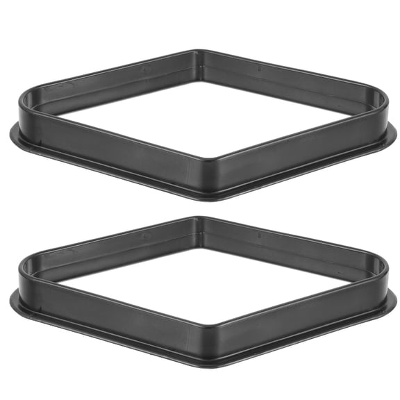 KAKOWELY 2Pcs Reliable Black 9 Ball Billiard Ball Storage Rack for Pool Table Home Use