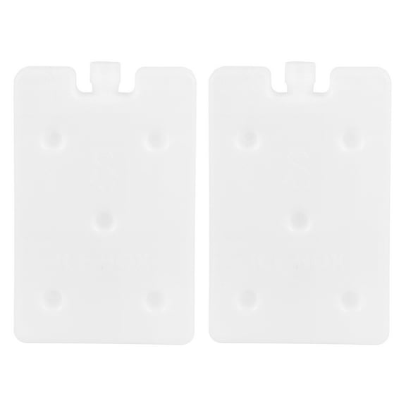 KAKOWELY 2Pcs Small Ice Pack for Coolers Freezer Blocks Temperature Reduction Outdoor Use 11.8X4.06X1.14in