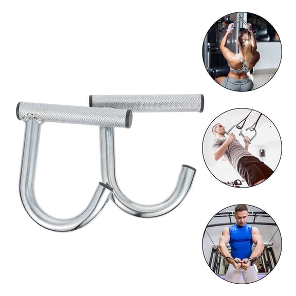 KAKOWELY 2Pcs Steel Resistance Band Grip Anti Slip for Exercise Gym Accessories