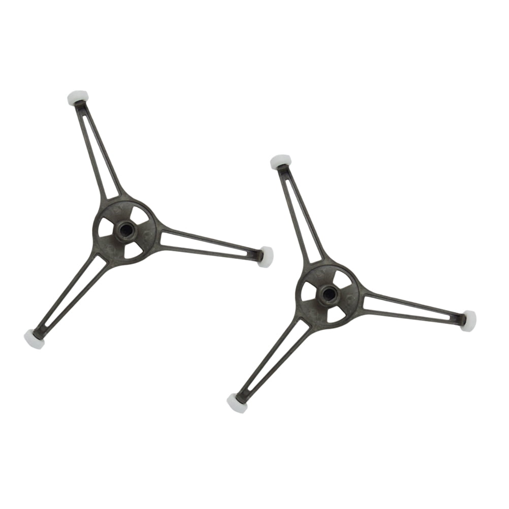 KAKOWELY 2Set Microwave Glass Plate Bracket Y-Type Black Plastic Support Stand for Microwaves Household Use