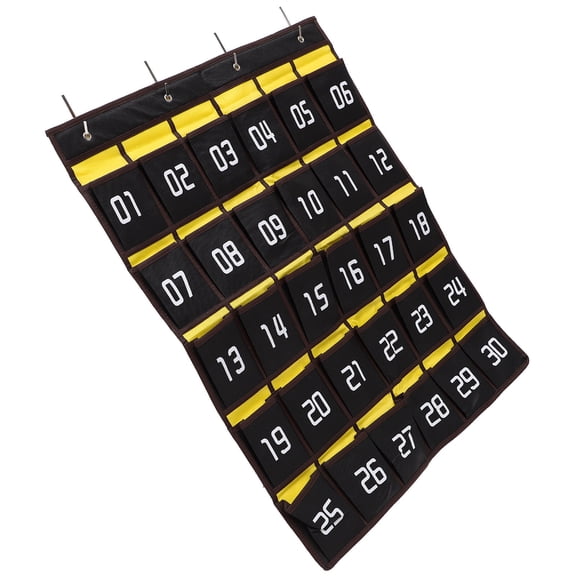 KAKOWELY 30-Pocket Cell Phone Organizer Holder with Non-Woven Fabric for Classroom Use by Students and Teachers