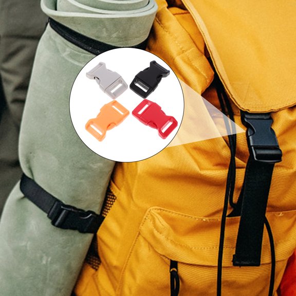 KAKOWELY 30Pcs Durable Buckle for Crafting Activities and Home Use Assorted Color Plastic Collar Buckle