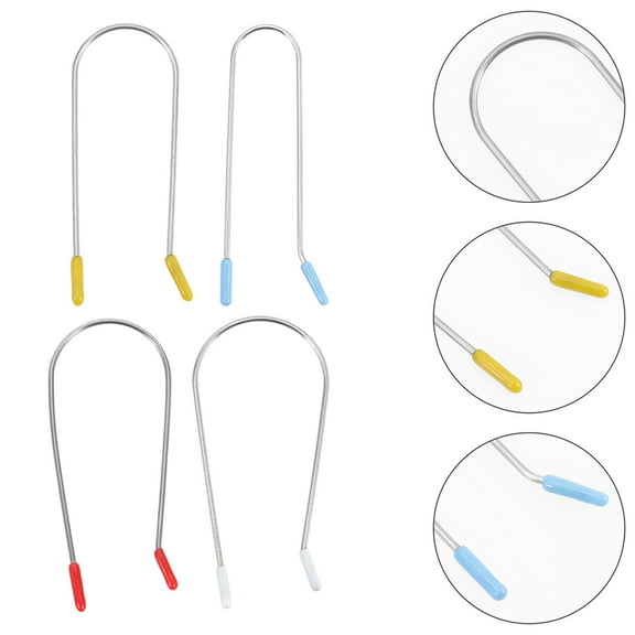 KAKOWELY 32Pcs Hot Curler Clips Replacement Pins Stainless Steel Ushaped Clamps For Electric Curlers Accessories