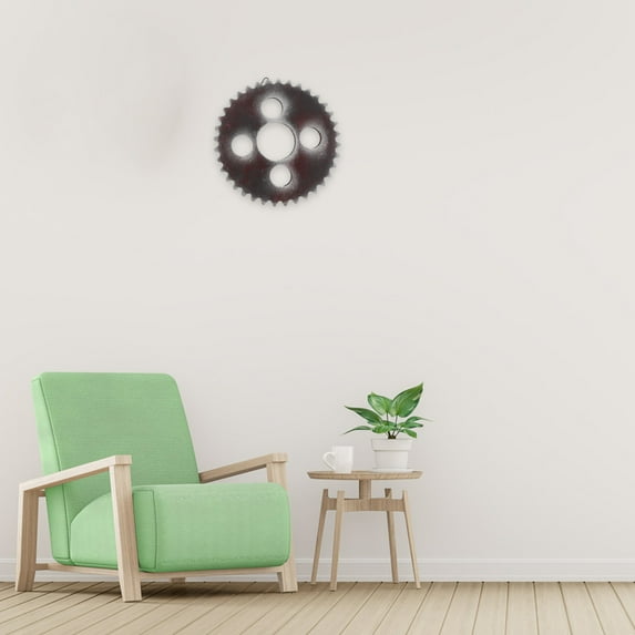 KAKOWELY 3Pcs Gear Design for Wall Decor Hexagonal Shape Density Board for Home Accessories