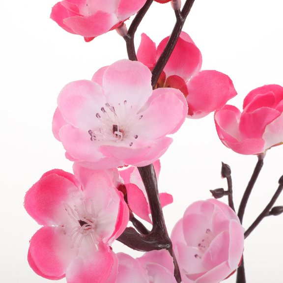 KAKOWELY 3Pcs Pink Artificial Wintersweet Branches Realistic Faux Plum Blossom Decor for Event Styling