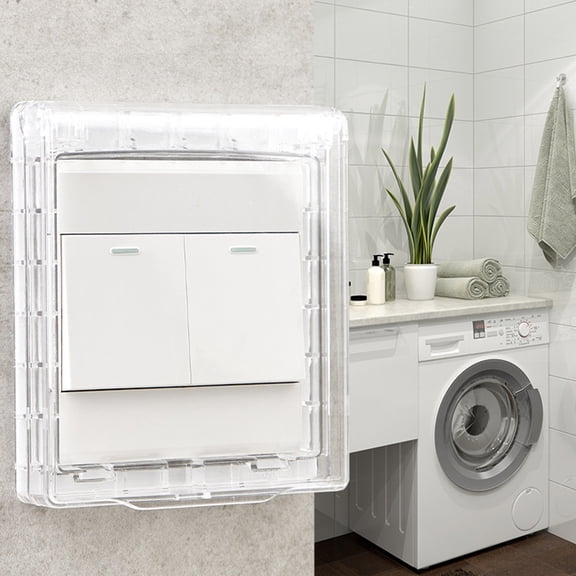 KAKOWELY 3Pcs Socket Waterproof Cover For Living Room In Ultra Thin Square Design