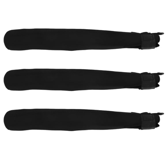 KAKOWELY 3Pcs Black Softball Bat Sleeves Bat Protector for Storage