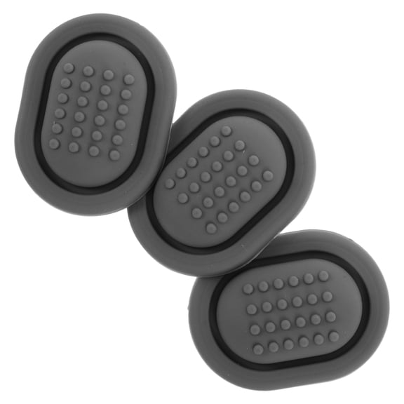 KAKOWELY 3Pcs Universal Car Cup Holder Stabilizer Insert Grey Silicone Shock Absorber
