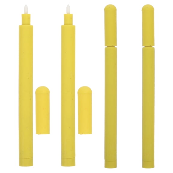 KAKOWELY 4Pcs Anti Swallow Silicone Safety Pen for Interviews and Secure Settings