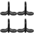 thumbnail image 1 of KAKOWELY 4Pcs D Rings for Trailers Flush Mount Heavy Duty Iron Lashing Rings for Truck Accessories, 1 of 8