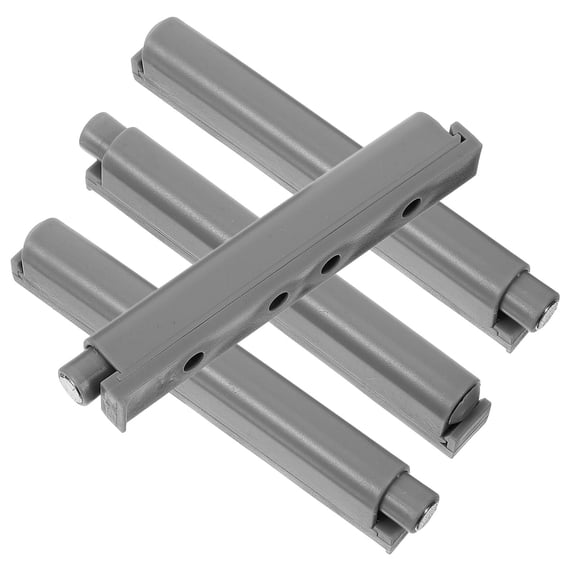 KAKOWELY 4Pcs Gentle Closing Cabinet Bumper Abs Grey For Diy Enthusiasts Furniture Assembly