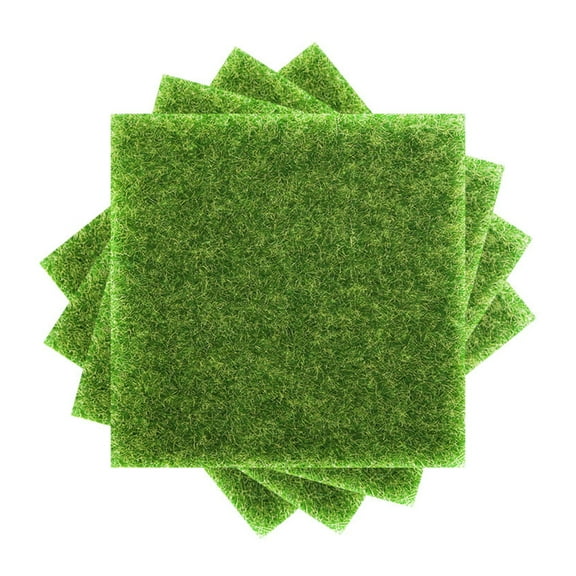 KAKOWELY 4Pcs Grass Pads for Decorative and DIY Accessory Use