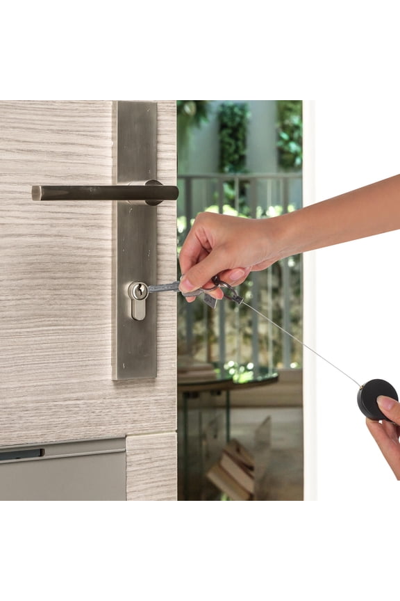 4Pcs Portable Retractable Key Holder with Heavy Duty Carabiner and Smooth Extension