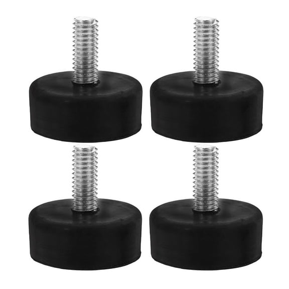 KAKOWELY 4Pcs Screw In Adjustable Chair Feet for Furniture Leveling and Shock Absorption in Home and Office