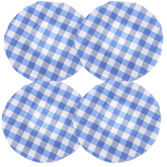 KAKOWELY 4Pcs Sourdough Jar Cover Reusable Yoghurt Lids for and Baking Tools