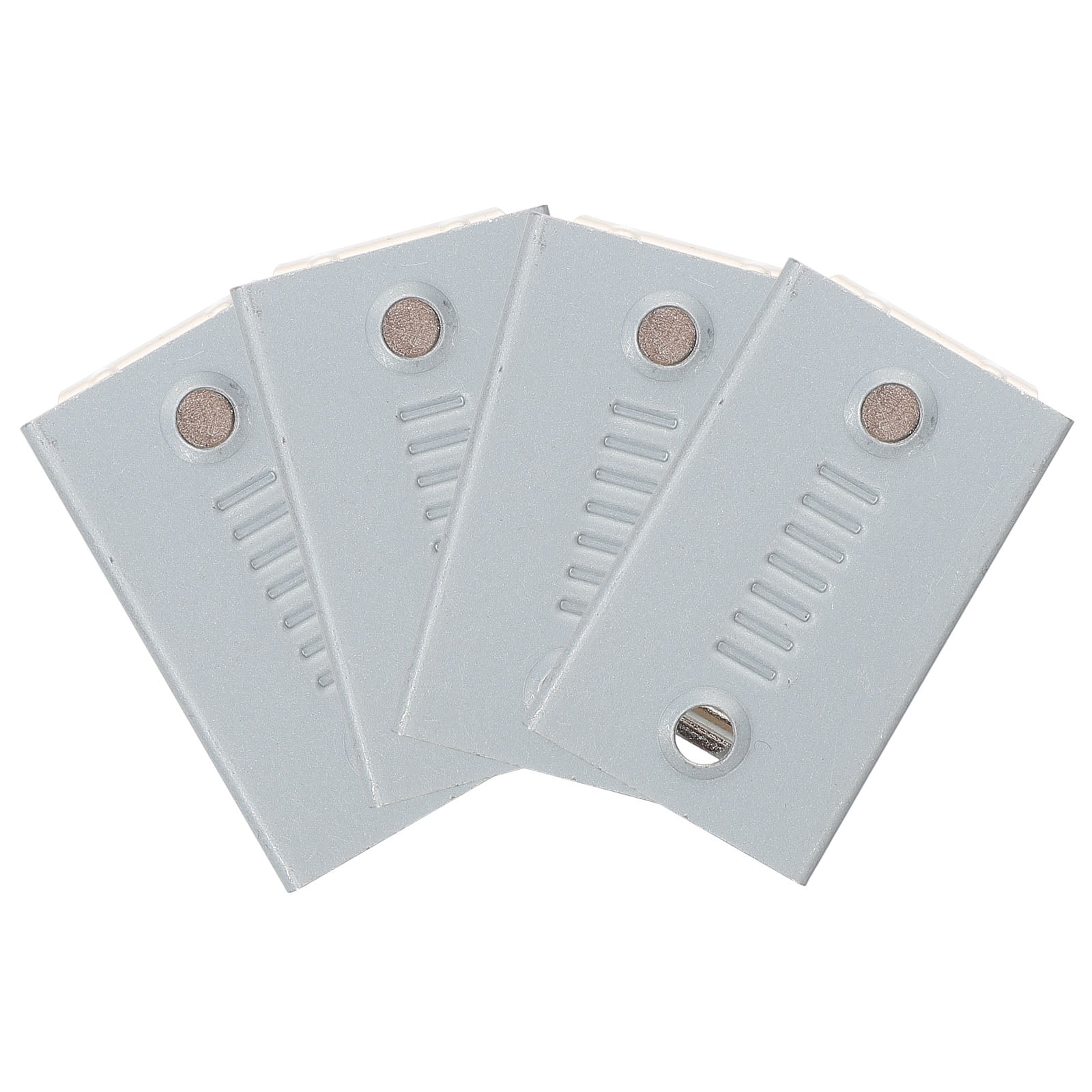 KAKOWELY 4Pcs Wall Mounted Hanging Hooks Picture Hangers 2.00X1.18X0.47in Stainless Steel for Indoor Use