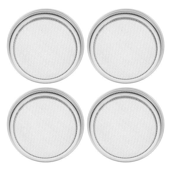 KAKOWELY 4pcs Sprouting Lid Mason Jar for Kitchen Use Health-conscious Users