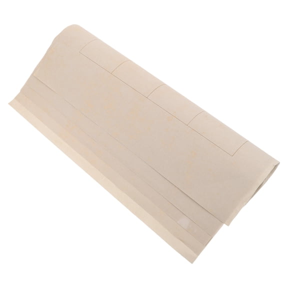 KAKOWELY 5 Sheets Raw Xuan Paper Beige Rectangular For Calligraphy Creation Beginners And Enthusiasts