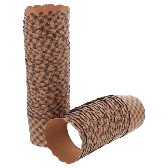 KAKOWELY 50Pcs Simple Design Paper Baking Cups for Cupcakes in Small Size