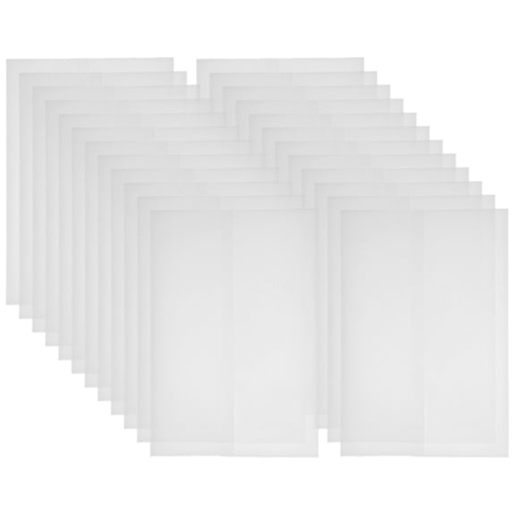 KAKOWELY 50Pcs White Parchment Jackets Envelopes for Wedding Invitation Cards and Greeting Cards