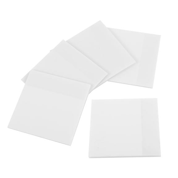 KAKOWELY 5Pcs Self-Adhesive Memo Pads for Professionals and Students 3in