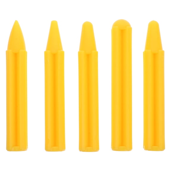 KAKOWELY 5Pcs Tool Yellow Plastic Auto Body Repair Tools Dent Puller 11.8x0.8x0.8in