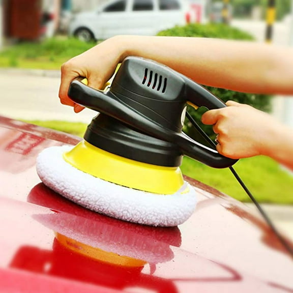 KAKOWELY 5Pcs White Microfiber Bonnet for Leather Chair and Sofa Auto Buffing Pads 7-8 Inch