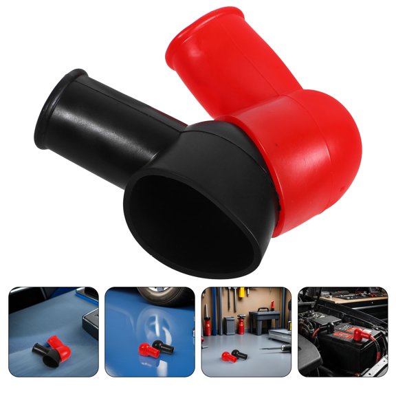 KAKOWELY 6Pcs Automotive Battery Terminal Covers Rubber Insulating Boots for Car Use