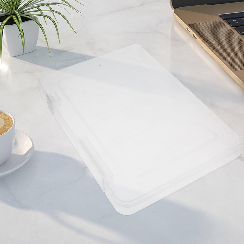KAKOWELY 6Pcs Paper Storage Containers with Rectangular Shape and PP Material for Office and Home Use
