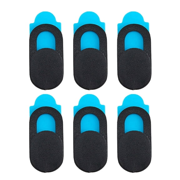 KAKOWELY 6Pcs Smartphone Webcam Cover Black for Privacy Security on Tablets Laptops and Computers