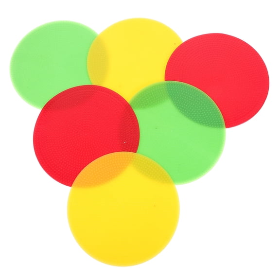 KAKOWELY 6Pcs Soccer Training Markers for School Grounds and Classroom Activities