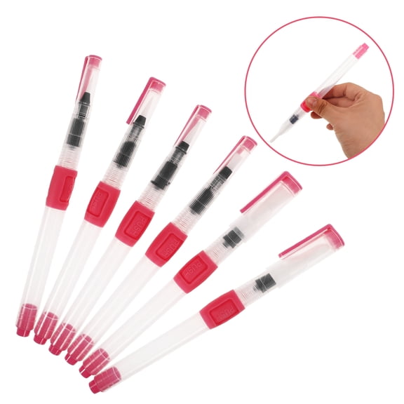 KAKOWELY 6Pcs Water Color Brush Pen for Painting Supplies and Art Classes